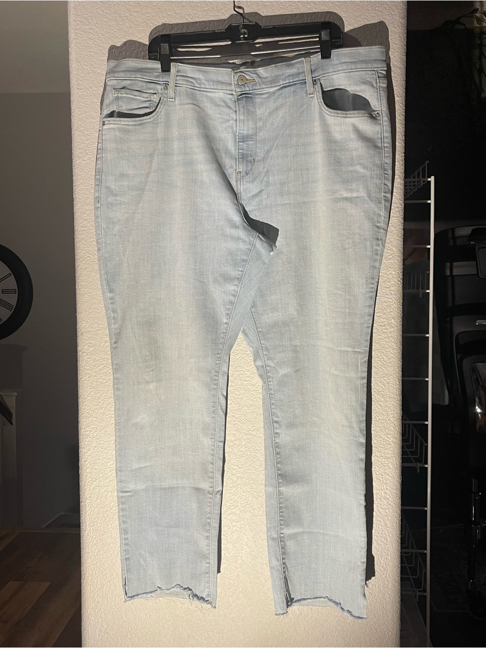 Levi's Pale Blue Straight Leg Jeans Sz 20W New no tags tags jeans plus size